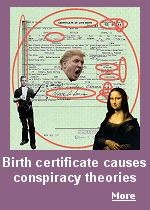 Conspiracy theorists are loving the recent release of President Obama's birth certificate.